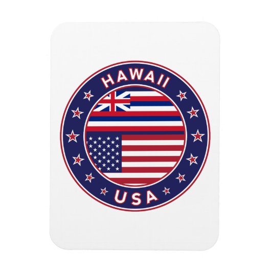 Hawaii sticker, Hawaii, Verenigde Staten van Ameri Magneet (Verticaal)