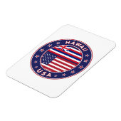 Hawaii sticker, Hawaii, Verenigde Staten van Ameri Magneet (Linkerzijde)