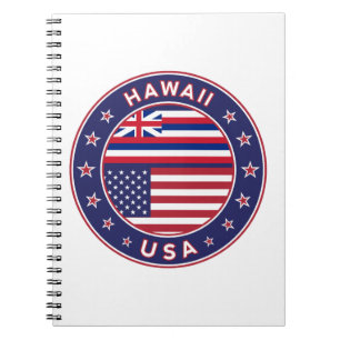 Hawaii sticker, Hawaii, Verenigde Staten van Ameri Notitieboek