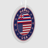 Hawaii sticker, Hawaii, Verenigde Staten van Ameri Ornament (voorkant)
