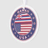 Hawaii sticker, Hawaii, Verenigde Staten van Ameri Ornament (voorkant)