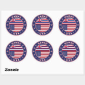 Hawaii sticker, Hawaii, Verenigde Staten van Ameri Ronde Sticker (Vel)