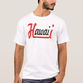 Hawaii stijlvolle typografie T-shirt
