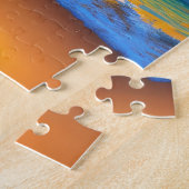 Hawaii strand landschap legpuzzel (Zijkant)