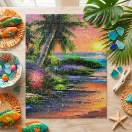 Hawaii strand landschap legpuzzel