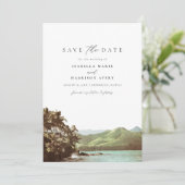 HAWAII  strand op het eiland Save the Date Kaart (Staand voorkant)