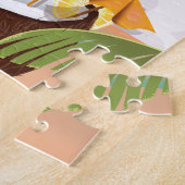 Hawaii strand vakantieposter legpuzzel (Zijkant)