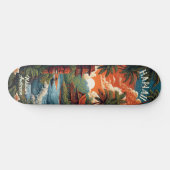Hawaii Strandhuis Persoonlijk Skateboard (Horizontaal)