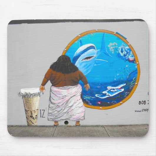 Hawaii Street Art Mural Muismat (Voorkant)