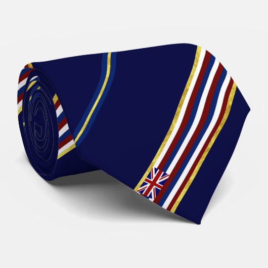 Hawaii stripes vlag stropdas (Opgerold)