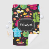 Hawaii Summer Pattern Golfhanddoek (Insitu)