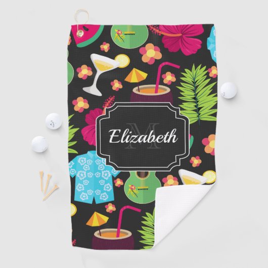 Hawaii Summer Pattern Golfhanddoek (Insitu)