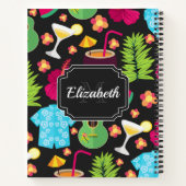 Hawaii Summer Pattern Notitieboek (Achterkant)