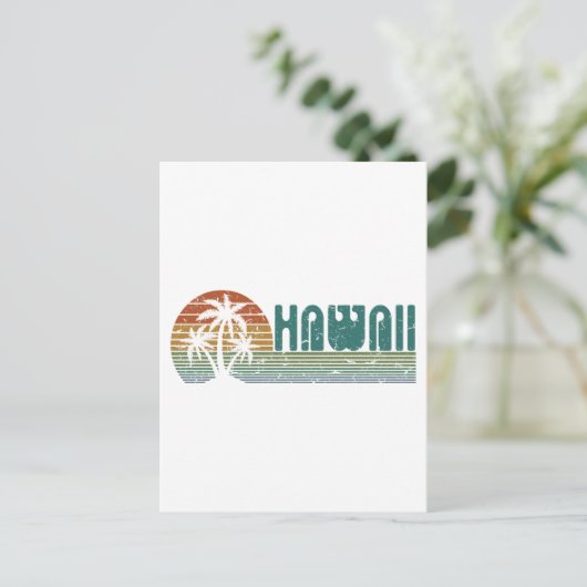 Hawaii Summer Vacation Hawaii Trip Tropical Briefkaart (Staand voorkant)