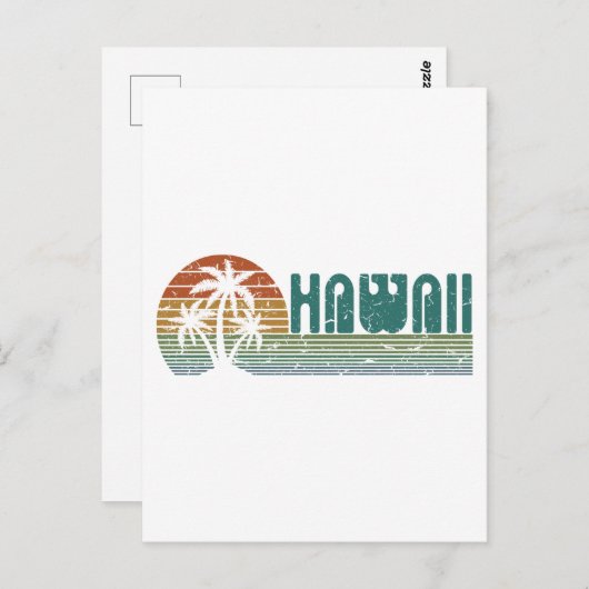 Hawaii Summer Vacation Hawaii Trip Tropical Briefkaart (Voorkant / Achterkant)