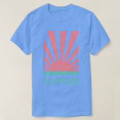 Hawaii Sunrise Sunset Pink Zee Green TShirt (Design voorkant)