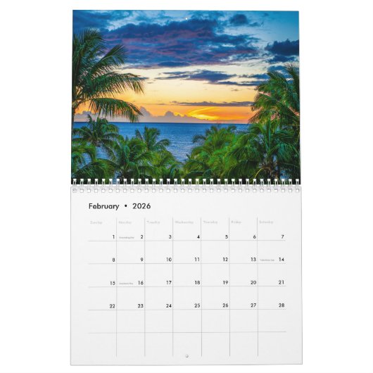 Hawaii Sunset 2023 Kalender (Feb 2026)