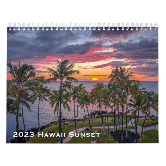 Hawaii Sunset 2023 Kalender (Hoes)