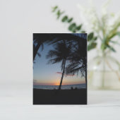 Hawaii Sunset Briefkaart (Staand voorkant)
