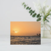 Hawaii Sunset Briefkaart (Staand voorkant)