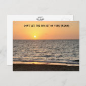 Hawaii Sunset Briefkaart (Voorkant / Achterkant)