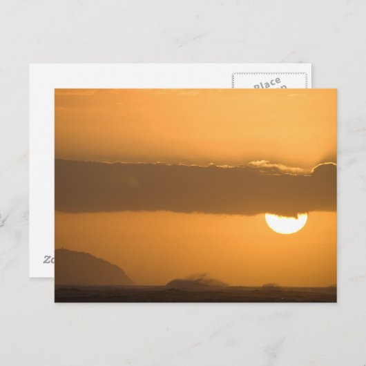 Hawaii Sunset Briefkaart (Voorkant / Achterkant)