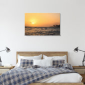 Hawaii Sunset Canvas Afdruk (Insitu (Slaapkamer))