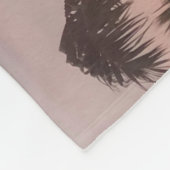 Hawaii Sunset Designed Fleece Blanket Deken (Hoek)