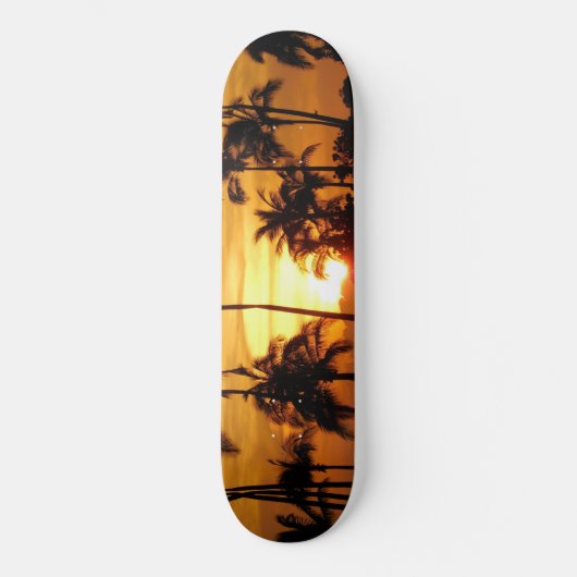 Hawaii Sunset Persoonlijk Skateboard (Voorkant)