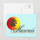 Hawaii Sunset Souvenir Briefkaart (Voorkant / Achterkant)