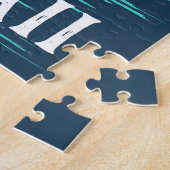 Hawaii Sunset Sunrise Graphic Topical Rainforest Legpuzzel (Zijkant)