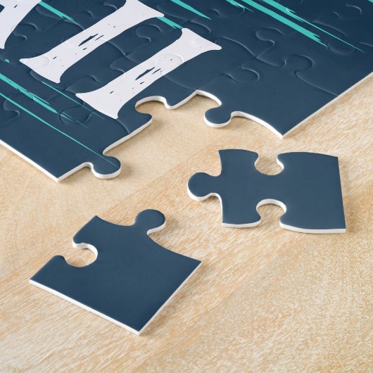 Hawaii Sunset Sunrise Graphic Topical Rainforest Legpuzzel (Zijkant)