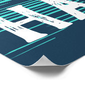 Hawaii Sunset Sunrise Graphic Topical Rainforest Poster (Hoek)