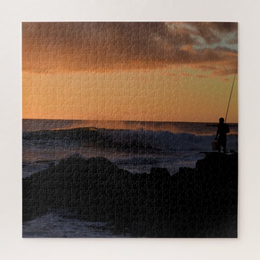 Hawaii Sunset Surf Vist - 20x20 - 676 pcs. Legpuzzel (Verticaal)