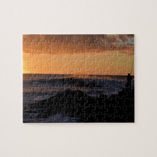 Hawaii Sunset Surf Vist - 8 x 10 - 110 pcs. Legpuzzel (Horizontaal)