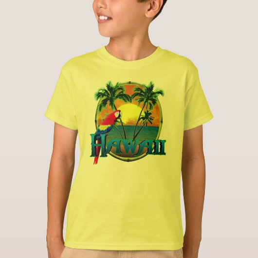 Hawaii Sunset T-shirt (Voorkant)