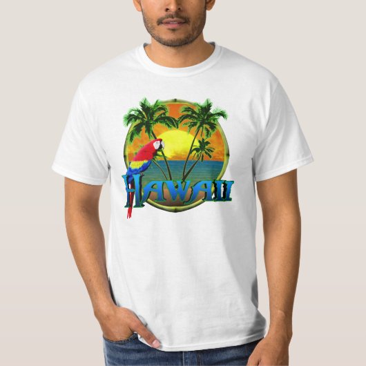 Hawaii Sunset T-shirt (Voorkant)