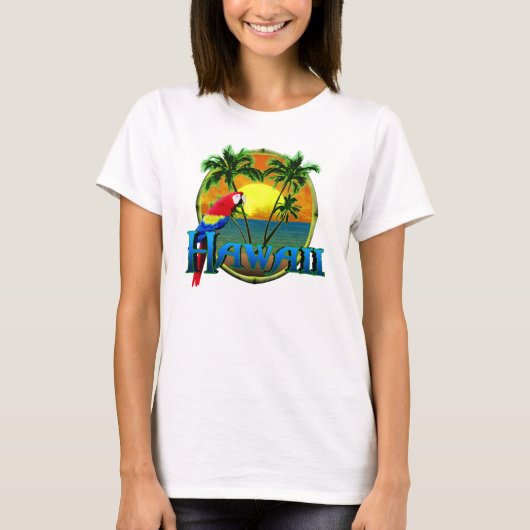 Hawaii Sunset T-shirt (Voorkant)