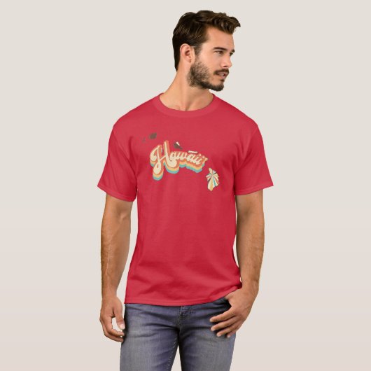 Hawaii Sunset T-shirt (Voorkant volledig)