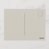 Hawaii Sunset Vintage Travel Poster Palm Trees Briefkaart (Achterkant)