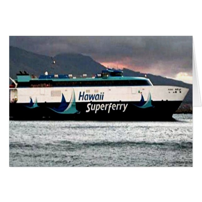 Hawaii Superferry (Voorkant Horizontaal)