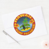 hawaii surf design sticker (Envelop)
