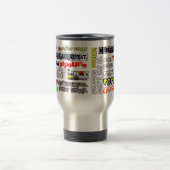 Hawaii Surf Spots Travel Mug Reisbeker (Center)