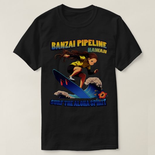 Hawaii Surfen 72804 TShirt (Design voorkant)