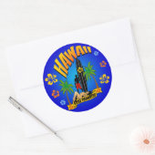 Hawaii Surfen Sticker (Envelop)