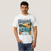 Hawaii Surfen T-shirt (Voorkant volledig)