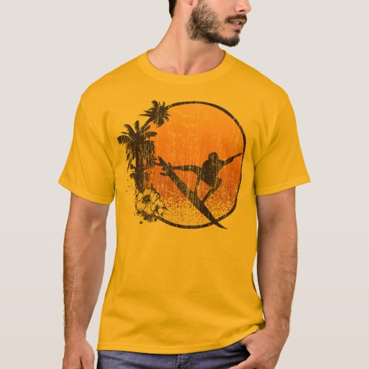 Hawaii Surfen  T-shirt (Voorkant)