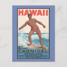 Hawaii Surfer Briefkaart