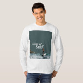 Hawaii Surfer Duke Kahanamoku Graphic Design T-shirt (Voorkant volledig)