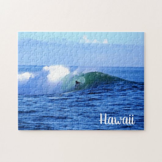 Hawaii Surfer Jigsaw Puzzel cadeau idee oceaan (Horizontaal)